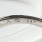 PT900 ピンクトパーズ ダイヤモンド リング 1.027ct
