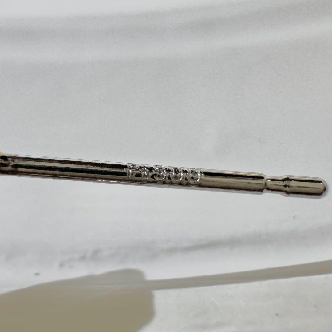 【美品】PT900 アコヤパール8mm 真珠 ピアス