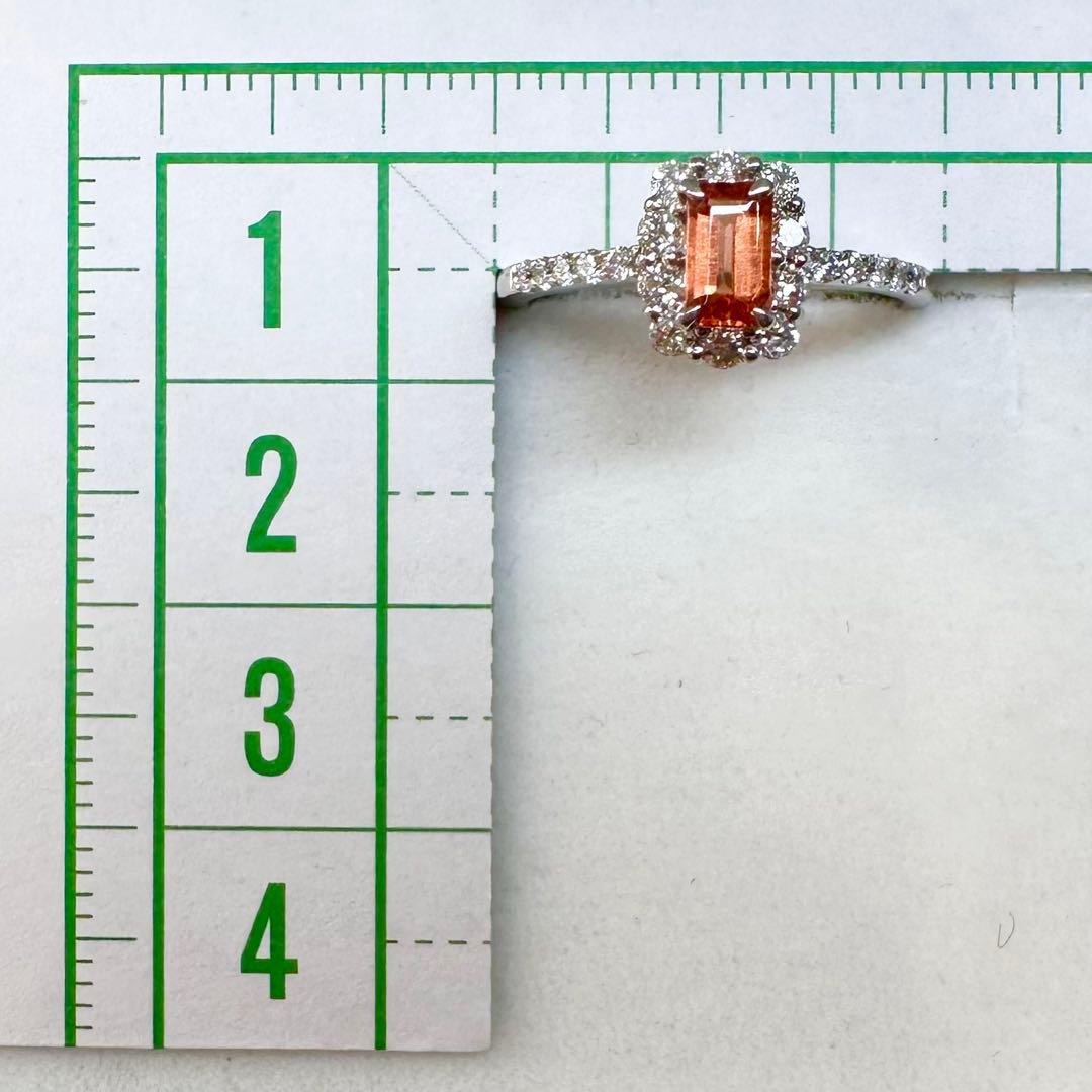 PT900 トリプライト0.41ct ダイヤモンドリング レアストーン 希少宝石