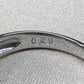 K18WG アレキサンドライト ダイヤモンド リング 0.20ct 変色効果