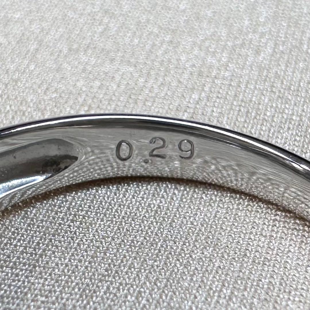 K18WG アレキサンドライト ダイヤモンド リング 0.20ct 変色効果