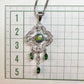【K18】ブラックオパール 0.80ct ネックレス