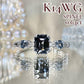 【美品】k14WG スピネル 0.63ct リング