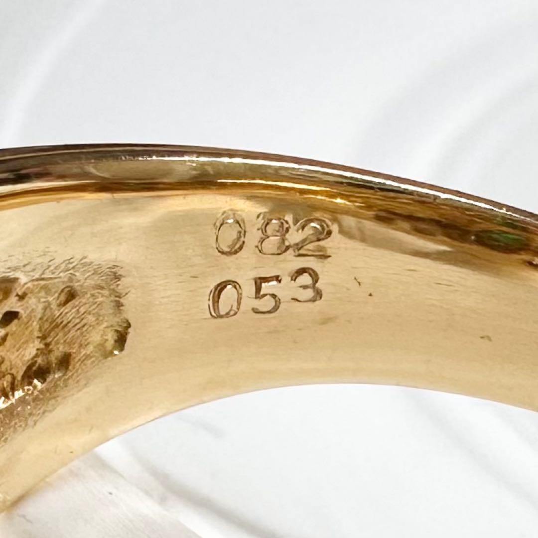 K18 エメラルド 0.82ct ダイヤモンド クローバーリング
