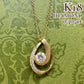 K18 ダイヤモンド0.305ct 一粒ダイヤ ネックレス