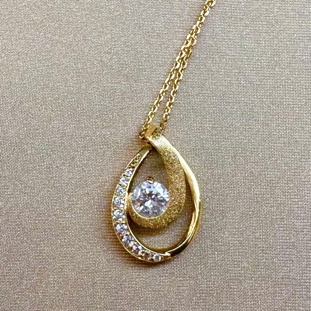 K18 ダイヤモンド0.305ct 一粒ダイヤ ネックレス