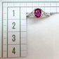 PT900 ルビー 1.001ct ダイヤモンドリング