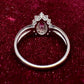 JEWELRY MAKI PT850 ルビー 0.37ct ダイヤリング