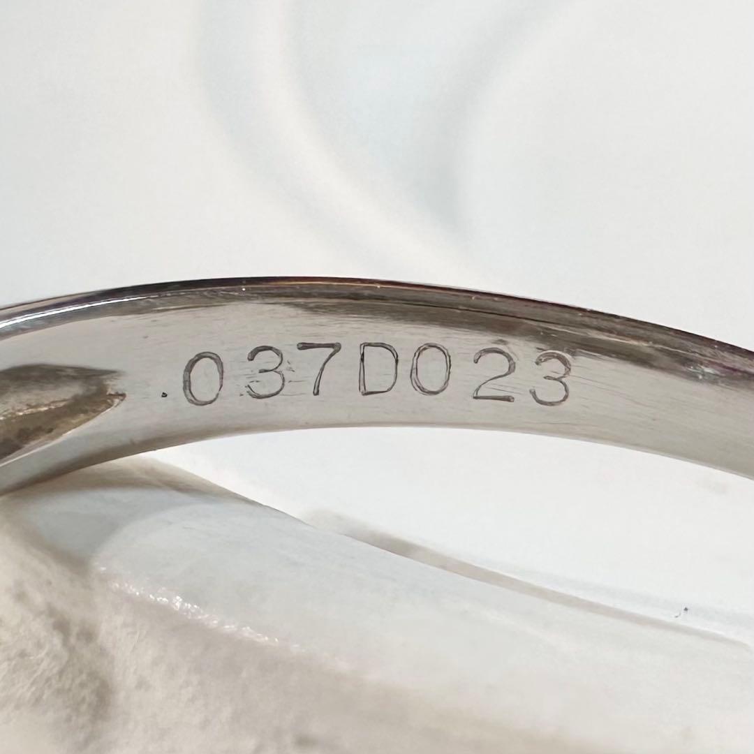 JEWELRY MAKI PT850 ルビー 0.37ct ダイヤリング
