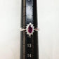 JEWELRY MAKI PT850 ルビー 0.37ct ダイヤリング