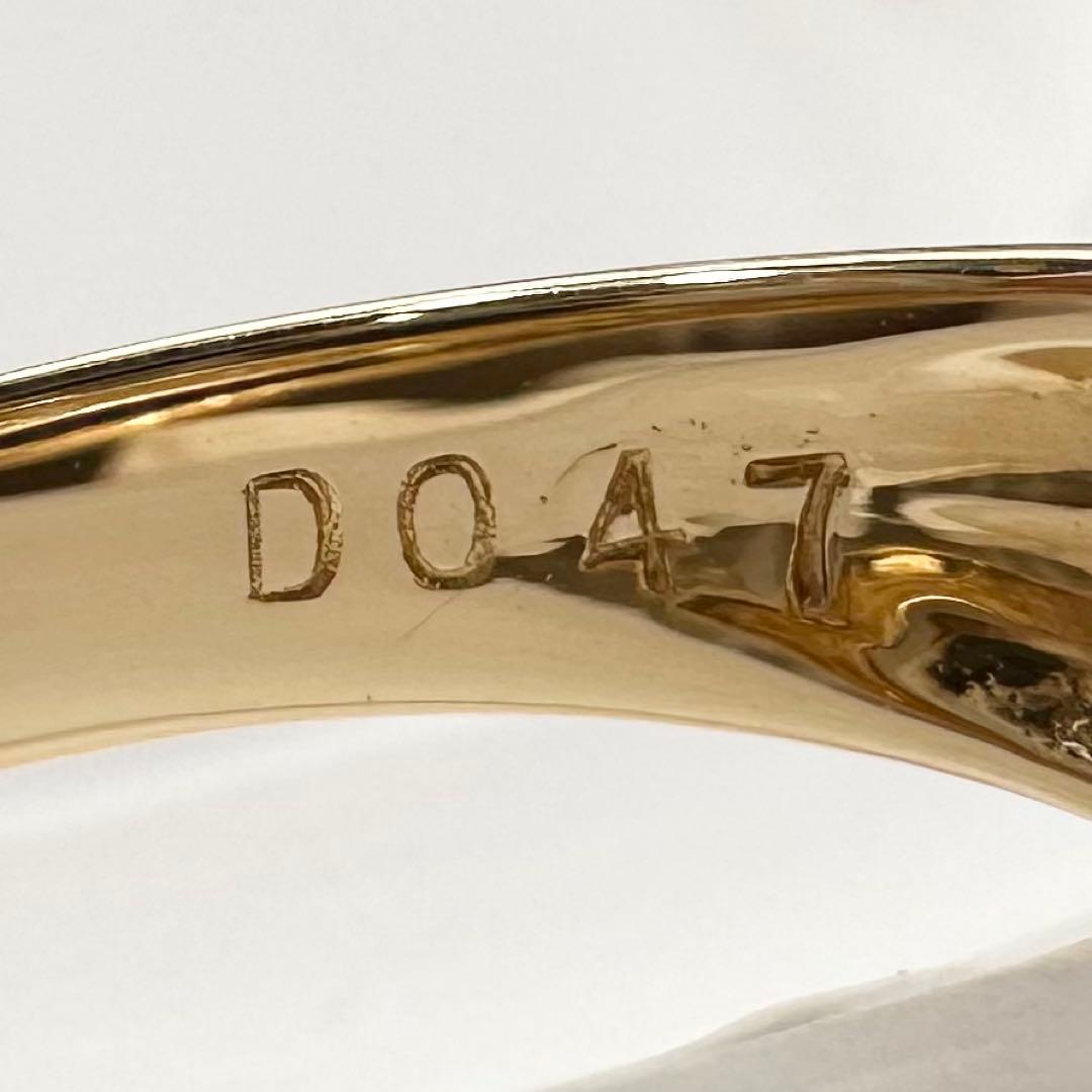 K18 サファイア ダイヤモンド ハートリング 0.8ct