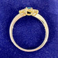 PT900/K18 パライバトルマリン ダイヤモンド リング 0.18ct