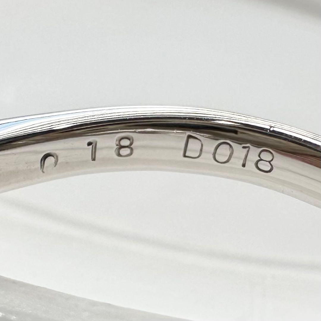 PT900/K18 パライバトルマリン ダイヤモンド リング 0.18ct