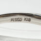 PT900/K18 パライバトルマリン ダイヤモンド リング 0.18ct