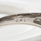 PT900 アレキサンドライト0.41ct リング　希少石