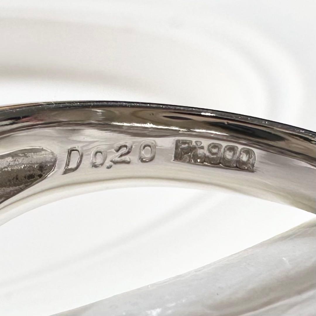 PT900 アレキサンドライト0.41ct リング　希少石