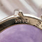 K18WG ラベンダー翡翠 24ct ダイヤモンド ネックレス
