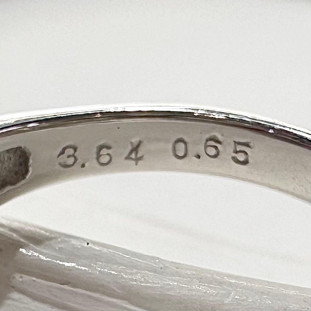 PT900 スタールビー ダイヤモンド リング 3.64ct