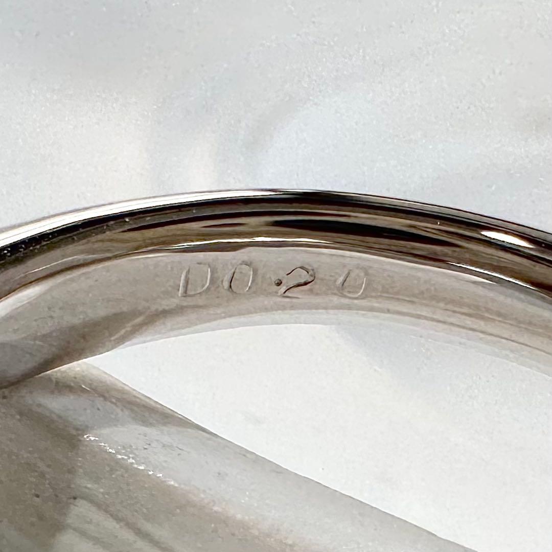 PT900 グリーントルマリン 1.05ct ダイヤモンド リング 花