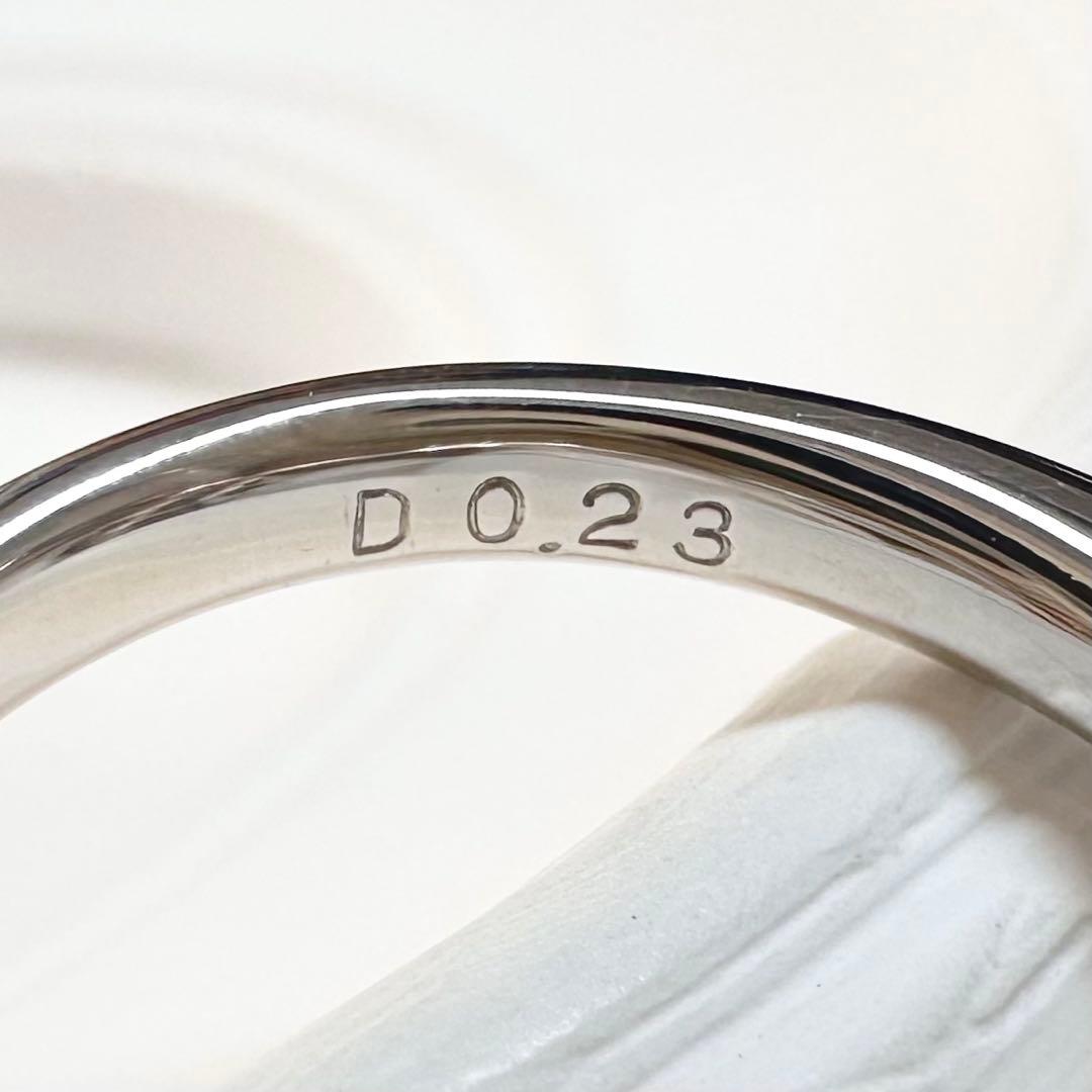 PT900 ルビー ダイヤリング0.34ct スクエアカット レディース 日本製