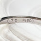 PT900 ルビー0.70ct ダイヤモンドリング