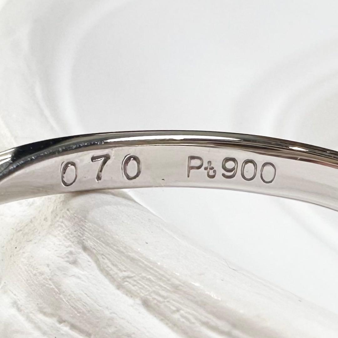 PT900 ルビー0.70ct ダイヤモンドリング