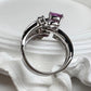 【K18】ピンクサファイア 1.14ct ダイヤ デザイン リング