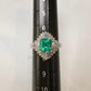 PT900 エメラルド ダイヤモンド リング 1.16ct 昭和レトロ