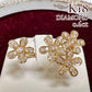 K18 ダイヤモンド フラワーリング 0.60ct マーガレット 花