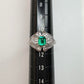 【美品】PT900 エメラルド コロンビア産 0.44ct ダイヤ リング
