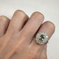 PT850 クリソベリル1.11ct ダイヤモンドリング 希少石レディース 指輪