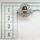 PT850 クリソベリル1.11ct ダイヤモンドリング 希少石レディース 指輪