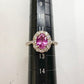 【K18】ピンクサファイア 1.54ct ダイヤ リング