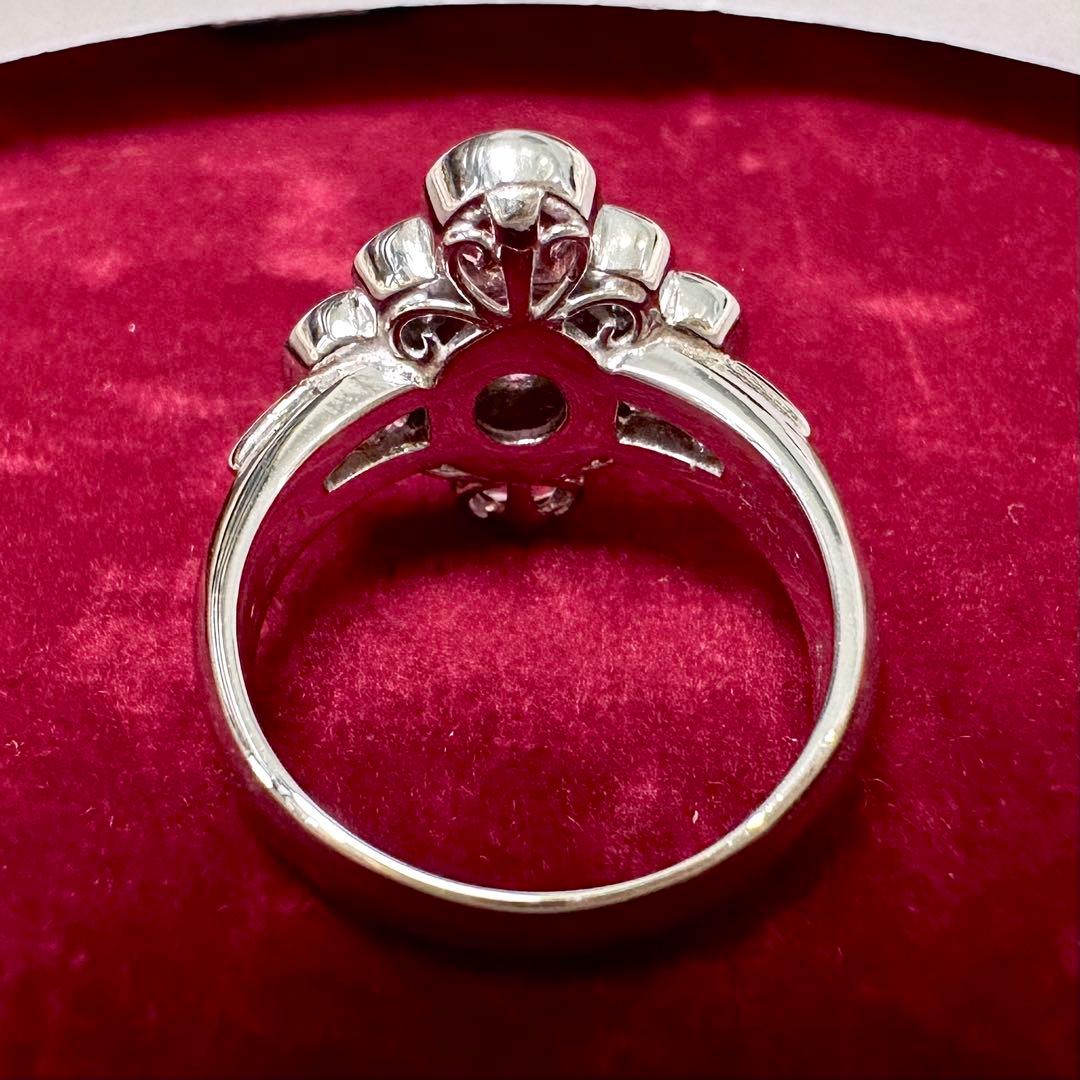 PT900 ピンクサファイア ダイヤモンド リング 2.80ct