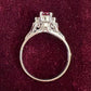 PT900 ルビー 0.50ct ダイヤモンド リング