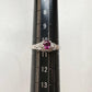 PT900 ルビー 0.50ct ダイヤモンド リング