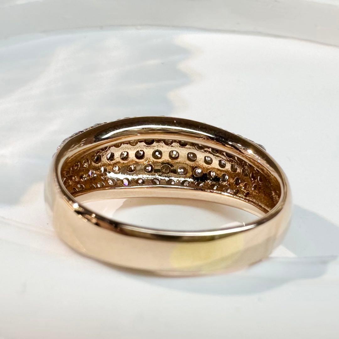 【K18】ダイヤモンド 1.50ct パヴェリング