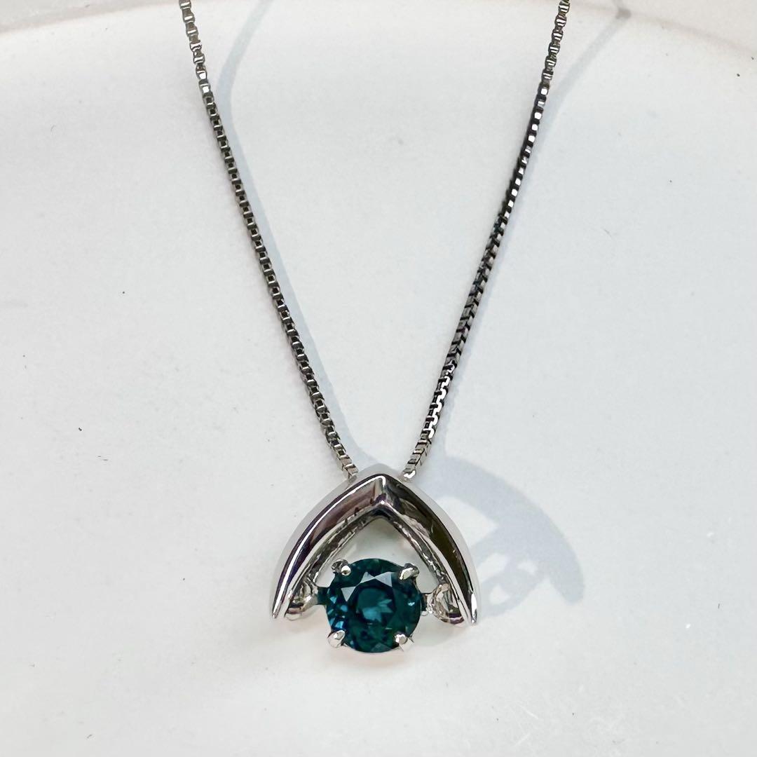 【美品】PT900 グランディディエライト ネックレス 0.183ct