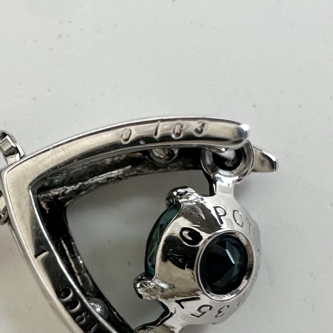 【美品】PT900 グランディディエライト ネックレス 0.183ct