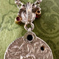 【美品】K18/PT850 ルビー0.4ct ネックレス