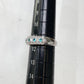 K18WG パライバトルマリン ダイヤモンド リング 0.11ct