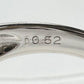 K18WG パライバトルマリン ダイヤモンド リング 0.11ct