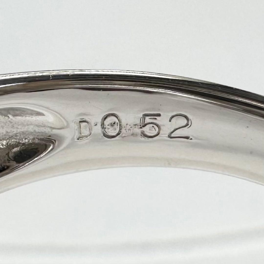 K18WG パライバトルマリン ダイヤモンド リング 0.11ct