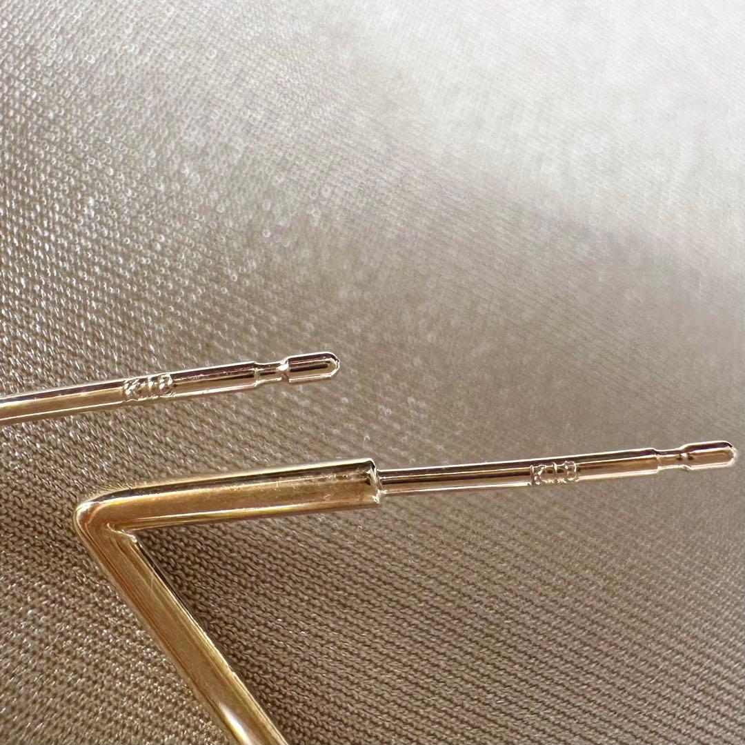 K18 あこや真珠 アコヤパール 7.5mm ロングピアス