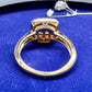 【K18】サファイア 0.68ct リング