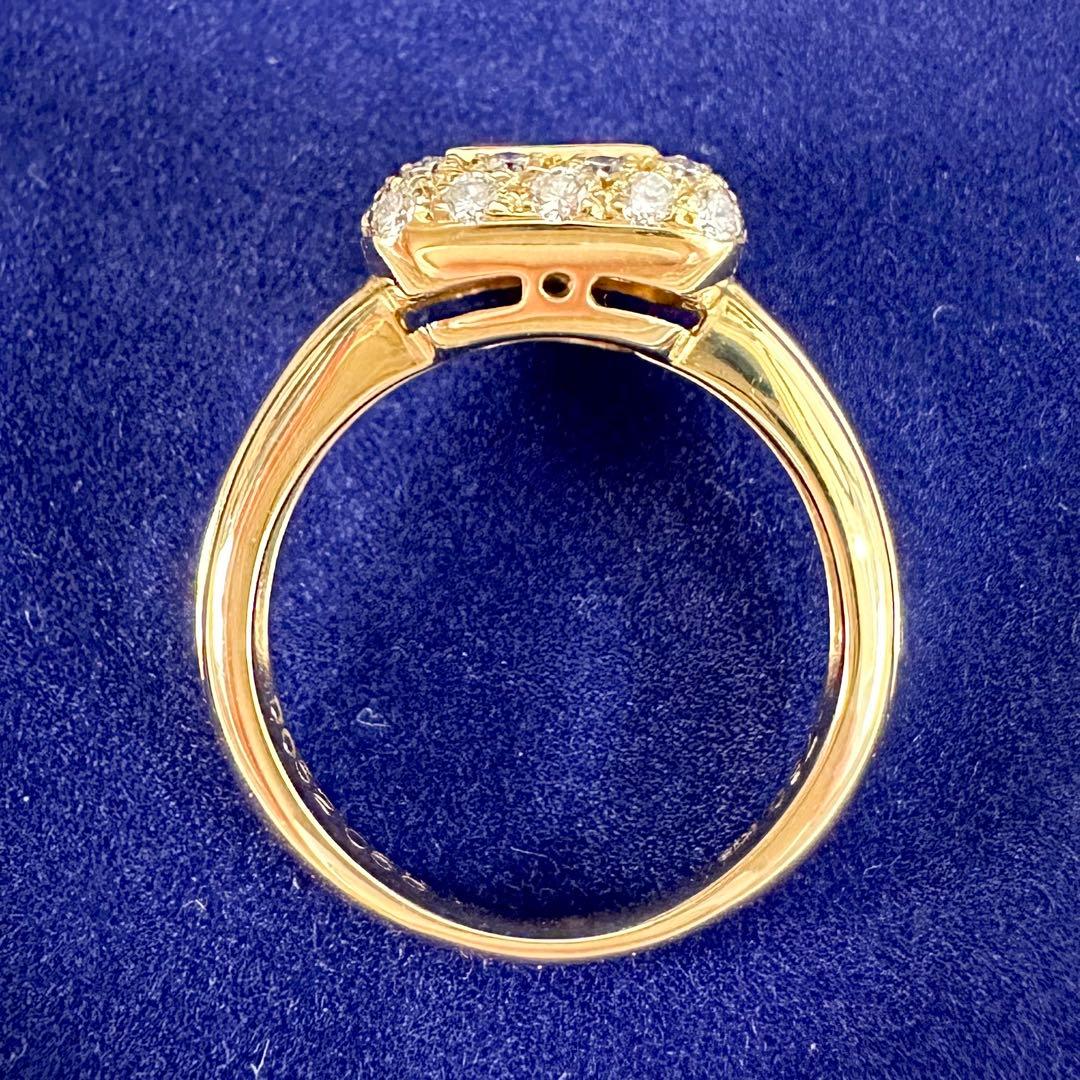 【K18】サファイア 0.68ct リング