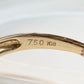 【K18】サファイア 0.68ct リング