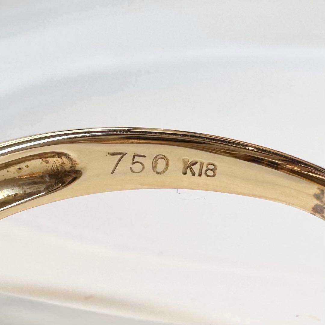【K18】サファイア 0.68ct リング
