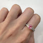 PT900 パパラチアサファイア1.37ct ダイヤモンドリング 希少 鑑別書付