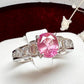 PT900 パパラチアサファイア1.37ct ダイヤモンドリング 希少 鑑別書付